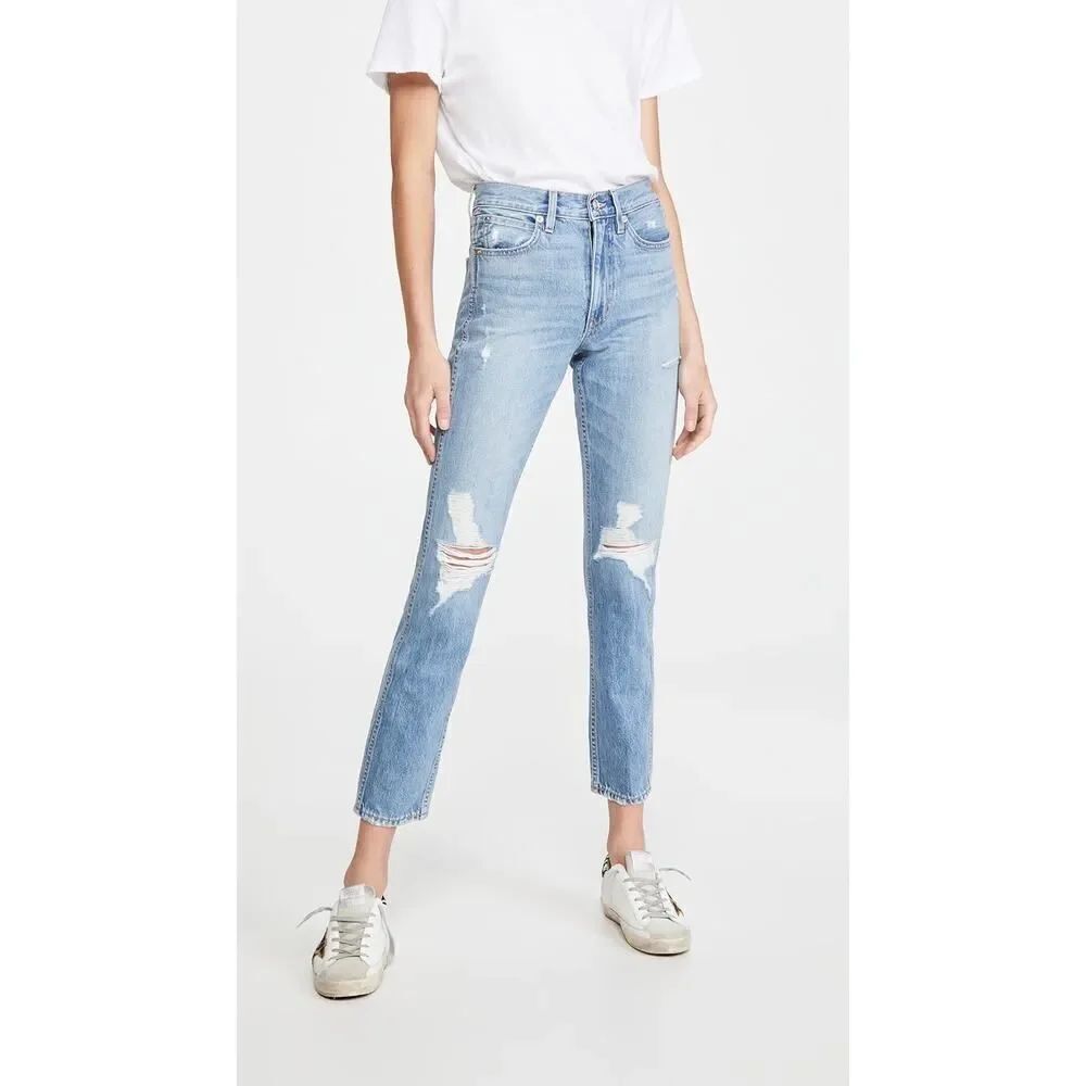 SLVRLAKE Virginia Slim Jeans Rolling Waters 28”